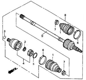 FRONT DRIVE AXLE （FOR 4WD）