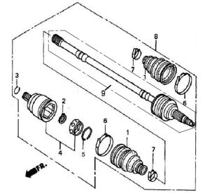 FRONT DRIVE AXLE （FOR 4WD）
