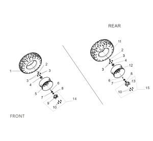 WHEEL COMBINATION (EU 29 INCH ORDINARY)