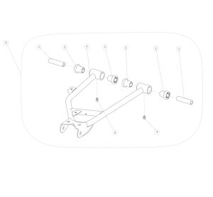 UPPER WELD ARM （RL）