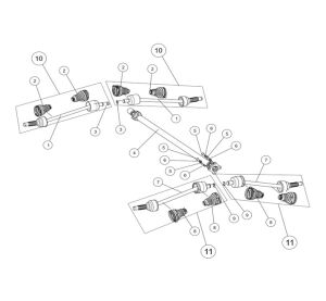 Steering system,wide version