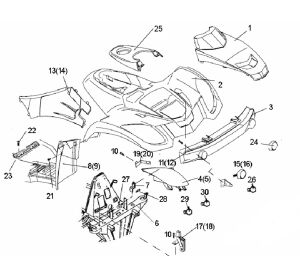 FRONT BODY＆FRAME