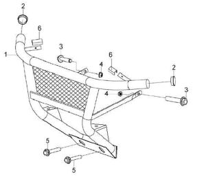 BUMPER  (OLD FACE FOR DOUBLE SEATS AND LONG BENCH SEAT)