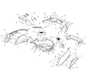 TAIL RUBBER AND PLASTIC PARTS