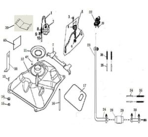 FUEL TANK （FOR DOWN PUMP）