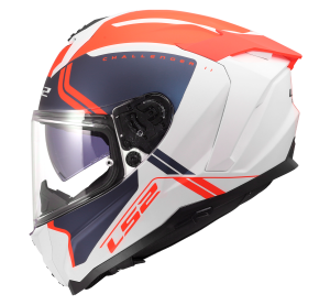 LS2 FF817 CHALLENGER II TITAN WHITE BLUE RED