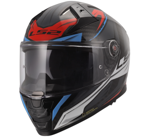LS2 FF811 VECTOR II C SAVAGE WHITE BLUE RED-06 XXL