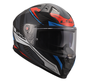 LS2 FF811 VECTOR II C SAVAGE WHITE BLUE RED-06 XXL
