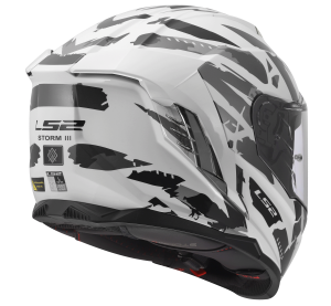 LS2 FF818 STORM III KAOS WHITE GREY