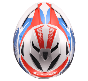 LS2 FF818 STORM III KOMAI WHITE BLUE RED