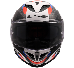 LS2 FF818 STORM III SPORTY WHITE BLUE RED L