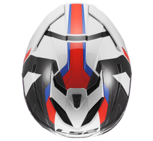 LS2 FF818 STORM III SPORTY WHITE BLUE RED