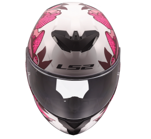 LS2 FF820 RAPID III POPPIES II WHITE PINK