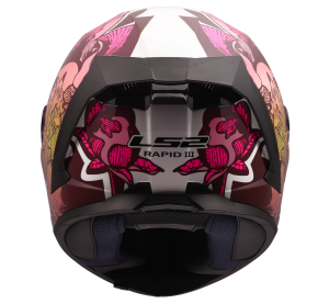 LS2 FF820 RAPID III POPPIES II WHITE PINK