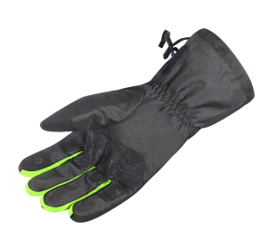 LS2 THERMORAIN GLOVES BLACK H-V YELLOW