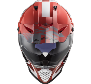 LS2 MX436 PIONEER EVO EVOLVE RED WHITE