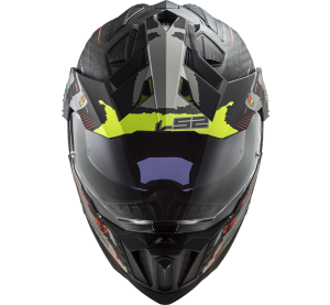 LS2 MX701 Explorer C EXTEND Matt H-V Yellow XS