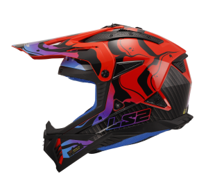 LS2 MX708 FAST II WASH RED-06 XS
