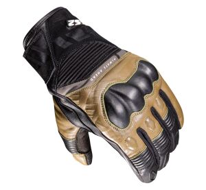 LS2 OCTANE WP LEATHER MAN GLOVES BLACK BROWN