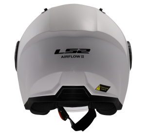 LS2 OF616 AIRFLOW II SOLID GLOSS WHITE-06 XS
