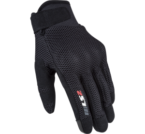 LS2 RAY MAN GLOVES BLACK