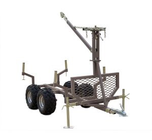 SHARK ATV TRAILER WOOD 1500 BLACK