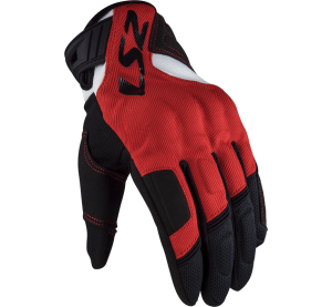 LS2 SILVA MAN GLOVES BLACK RED