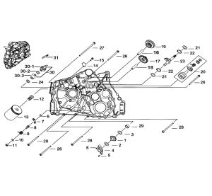 L CRANK CASE ( 1 )