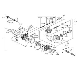 REAR DIFFERENTIAL ASSY.(FOR LOCK)