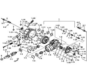 FRONT DIFFERENTIAL ASSY.(FOR LOCK)