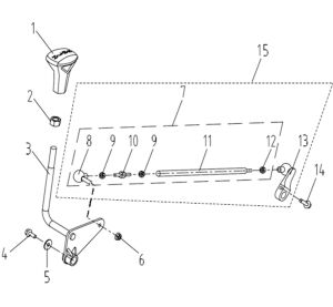 SHIFT ROD (T3 EFI)