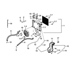 RADIATOR ASSY.、COOLING FAN
