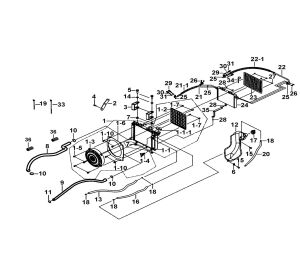RADIATOR ASSY.、COOLING FAN (FOR EURO 4)