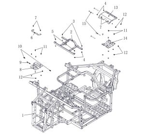 Frame (Homologated two seats)
