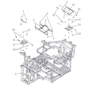 Frame (Bench seat without homologation)