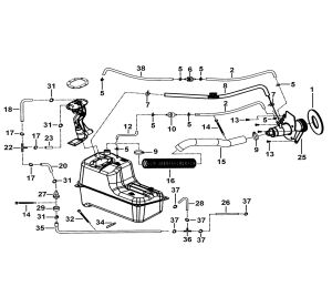 FUEL TANK ATTACHMENT