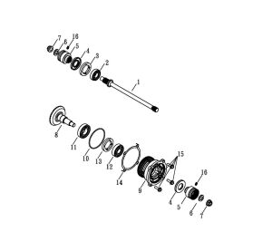 Rear axle
