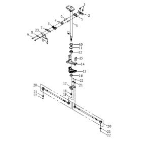 STEERING, SHAFT, LINK