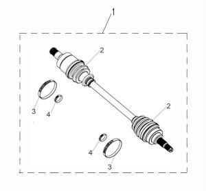 REAR DRIVE AXLE (T3 EFI)