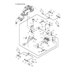 BRAKE OIL TUBE  (Double Hand Brake)