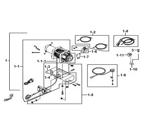WINCH ASSY.)(FOR TGB-LY)(OPTION)
