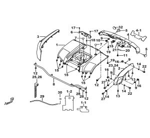 REAR BODY COVER