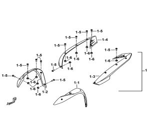 FENDER SIDE RAIL ASSY.