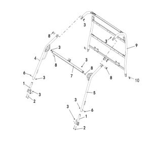 Frame Roof (Bench seat without homologation)