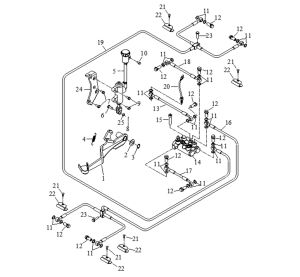 BRAKE OIL TUBE  (Double Hand Brake)