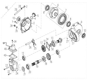 FRONT GEAR-BOX (FOR 4WD)