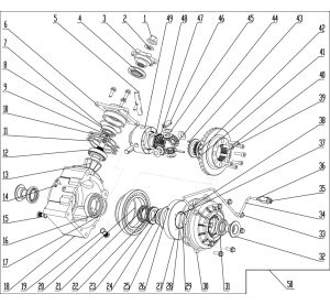 REAR DIFF. GEAR-BOX