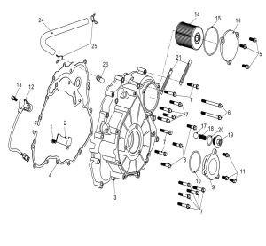 LEFT CRANKCASE COVER