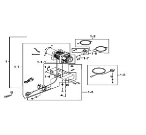 WINCH ASSY.(FOR T-MAX)(OPTION)