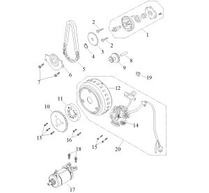 GENERATOR, STARTER